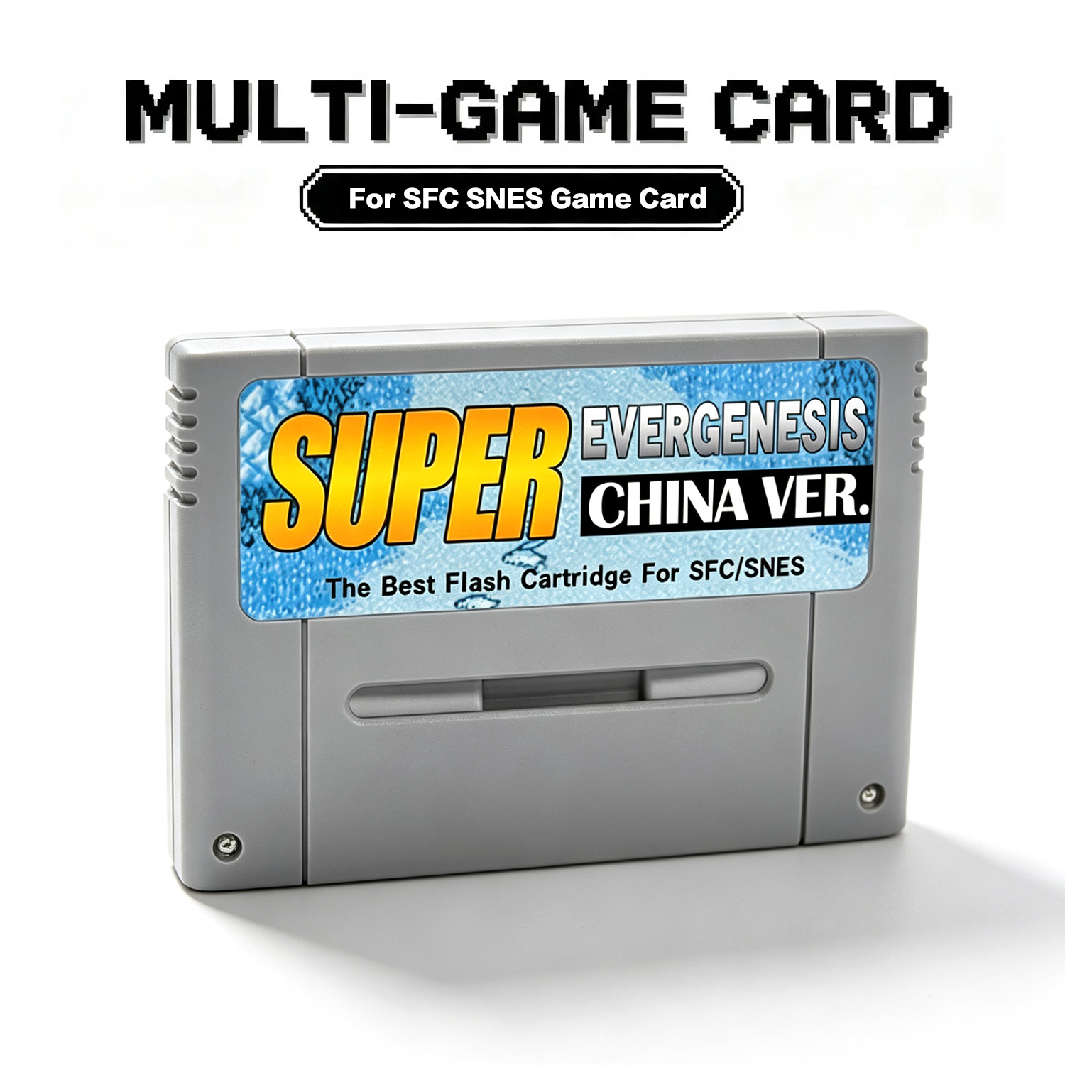Retro Gaming Nintendo - Super EverGenesis Flash Cartridge Compatible With
