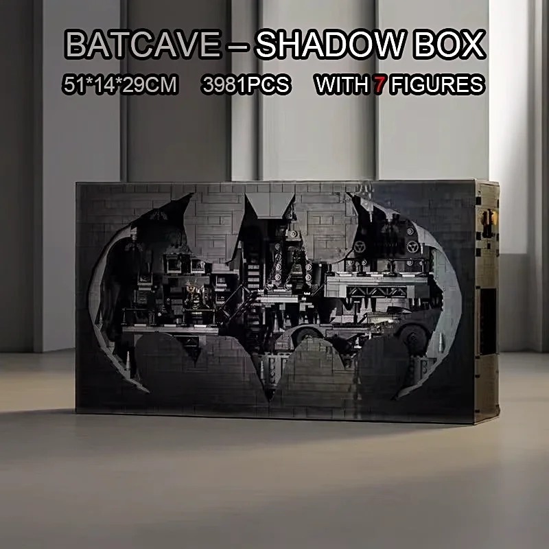 Retro Gaming Lego - 2026 NEW 3981PCS Batcave Shadow Box