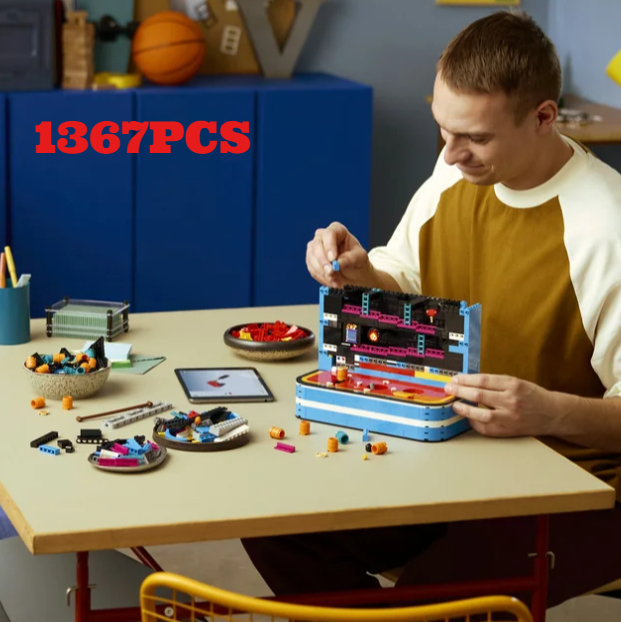 Retro Gaming Lego - NEW MOC 72051 Retro Arcade Game