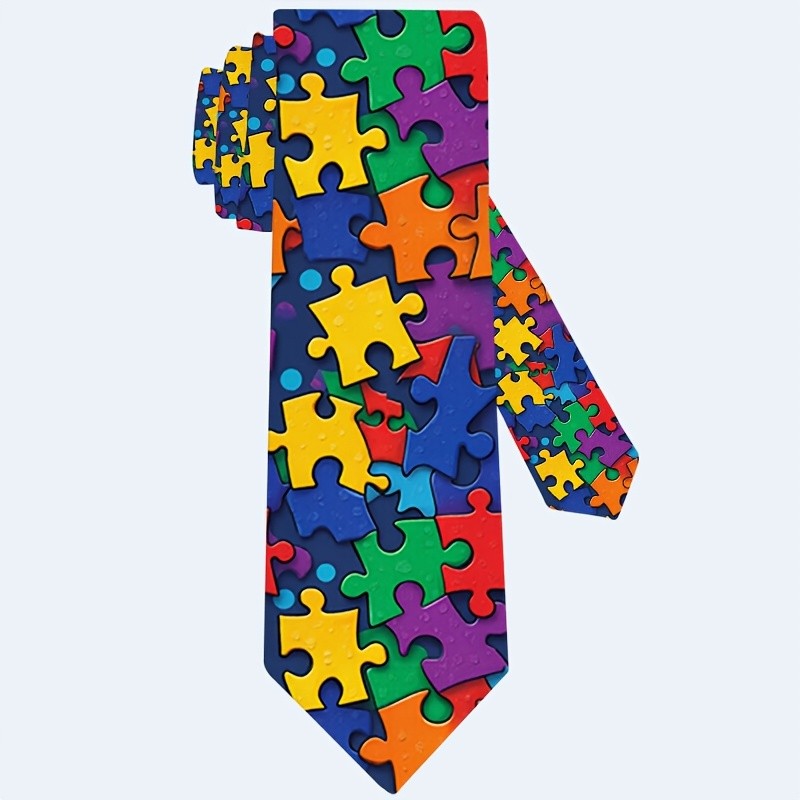 Retro Gaming Icons - 1pc Men' Video Game Themed Necktie