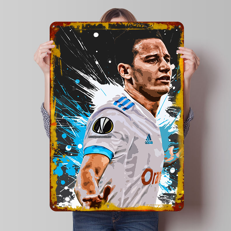 Retro Gaming At Home - Florian Thauvin Painting Metal Poster Custom