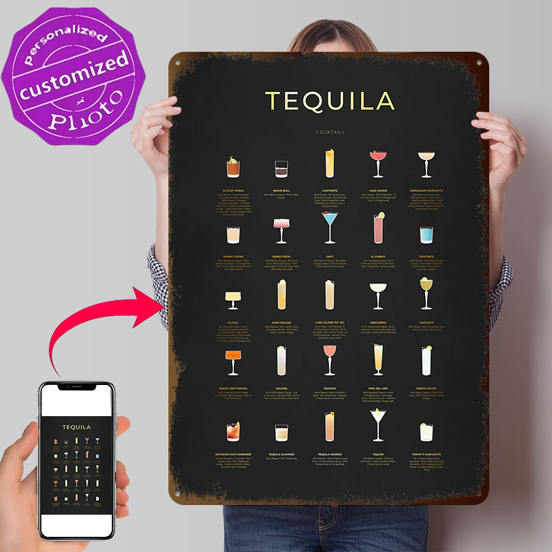 Retro Gaming At Home - Tequila Cocktails Gold 3D Printed Texture