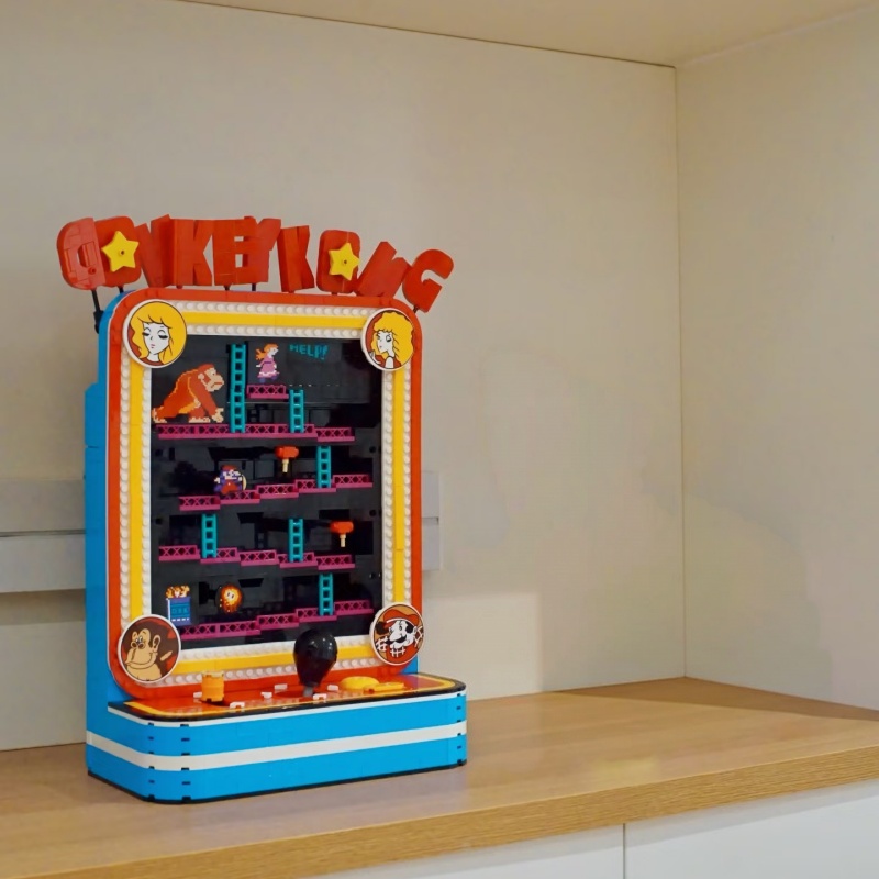 1371PCS Vintage Game Cabinet C - Retro Gaming Lego 评论和价格