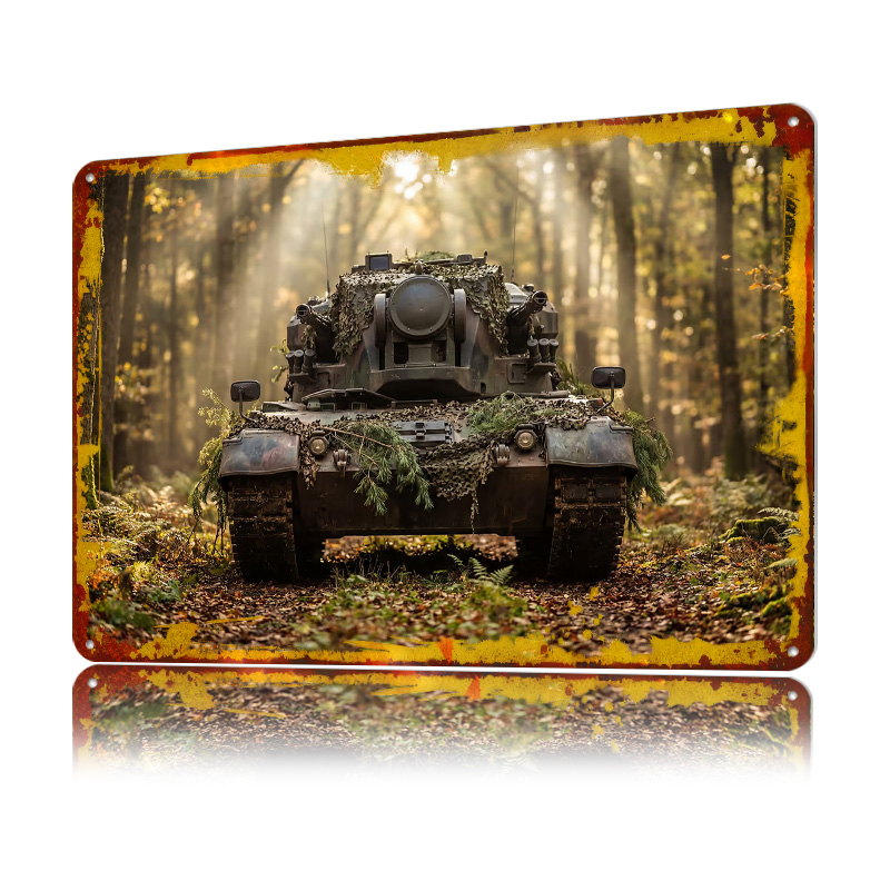 Camouflaged Tank in a Forest P - Retro Gaming At Home 评论和价格