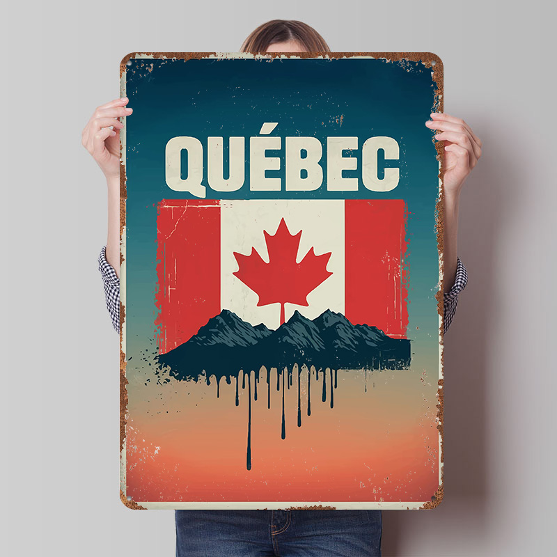 Quebec Travel Printed Poster C - Retro Gaming Quebec 评论和价格