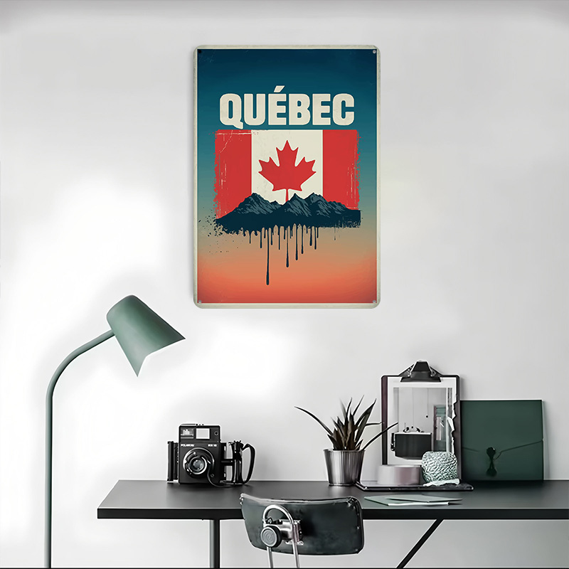 Quebec Travel Printed Poster C - Retro Gaming Quebec 评论和价格
