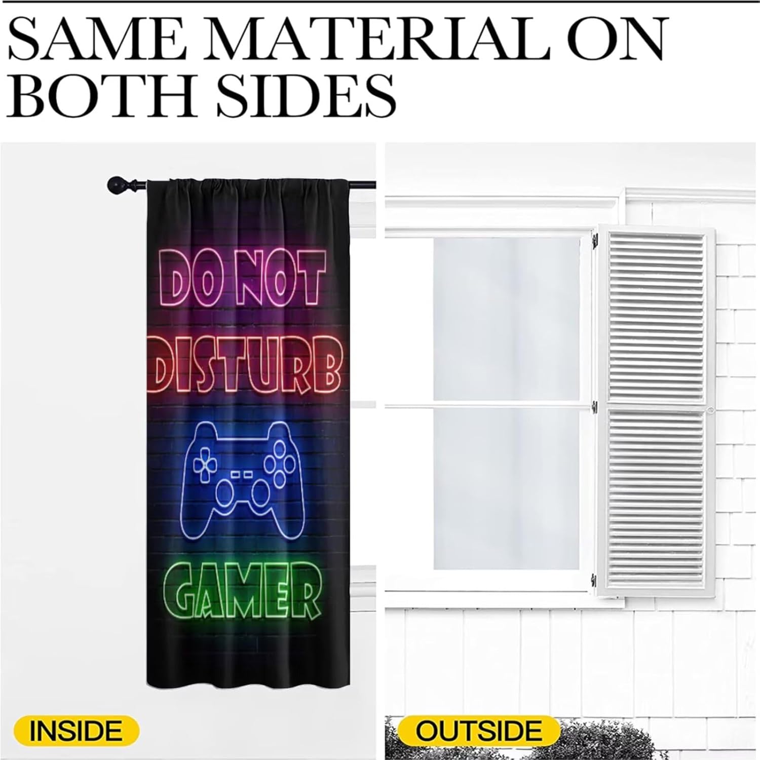 Gaming Gamer Curtain Curtains  - Retro Gaming Youtube 评论和价格
