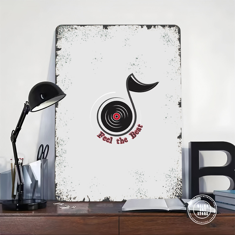 Music Logo - Feel the Beat Pos - Retro Gaming Logo 评论和价格