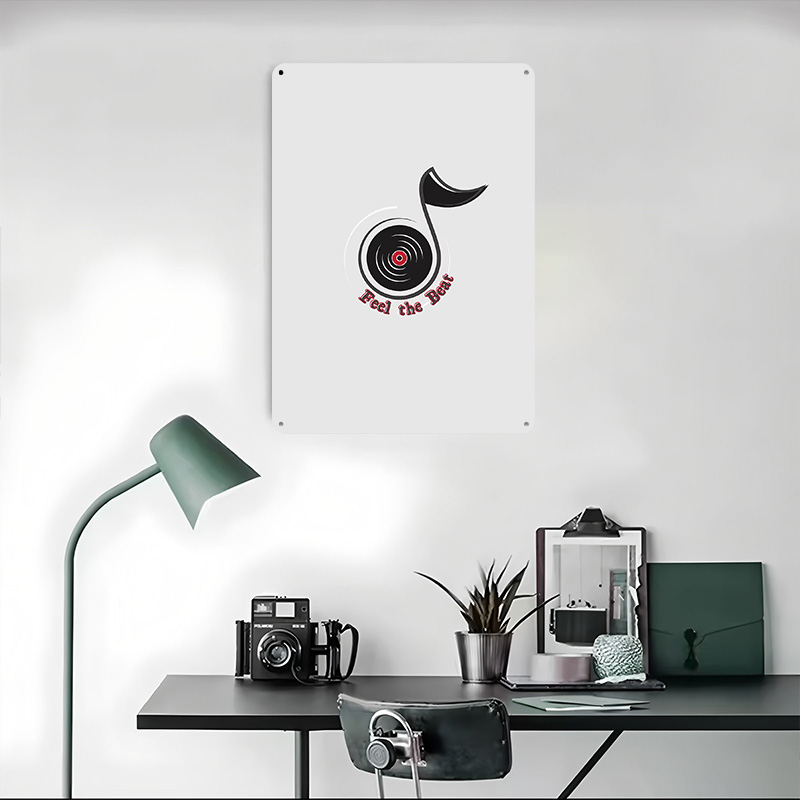Music Logo - Feel the Beat Pos - Retro Gaming Logo 评论和价格