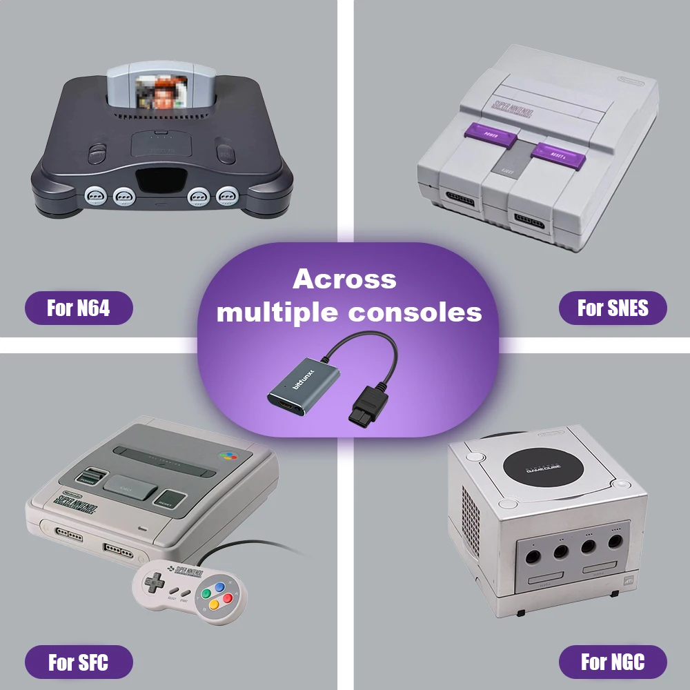 Bitfunx 720P Svideo / AV To HD - Retro Gaming Arcade Console 评论和价格