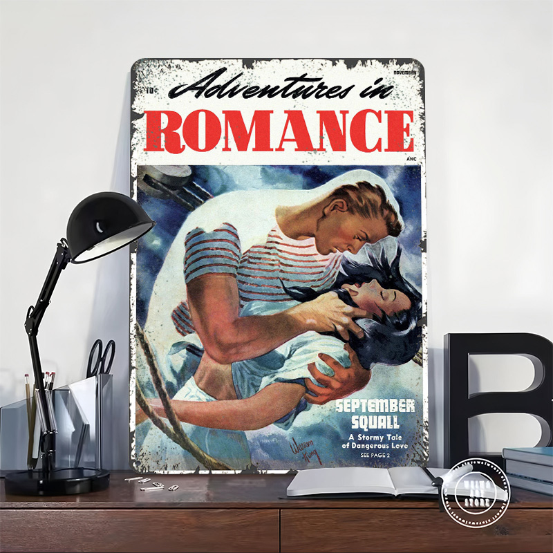 ADVENTURES IN ROMANCE Tinplate - Retro Gaming At Home 评论和价格