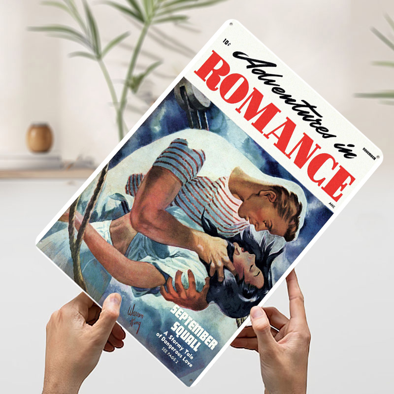 ADVENTURES IN ROMANCE Tinplate - Retro Gaming At Home 评论和价格
