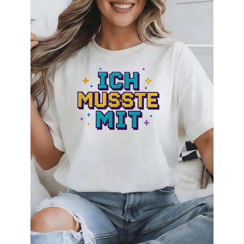 Ich Musste Mit German Meme T-S - Retro Gaming Fonts 评论和价格