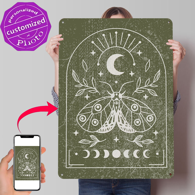 Moth and Moon Poster Customize - Retro Gaming At Home 评论和价格