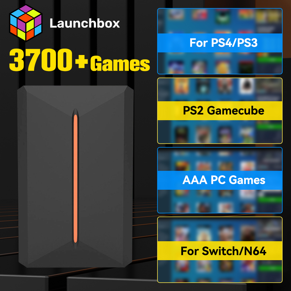 Launchbox 500GB External Game  - Retro Gaming Emulator Console 评论和价格