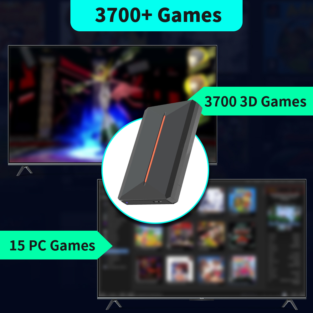 Launchbox 500GB External Game  - Retro Gaming Emulator Console 评论和价格