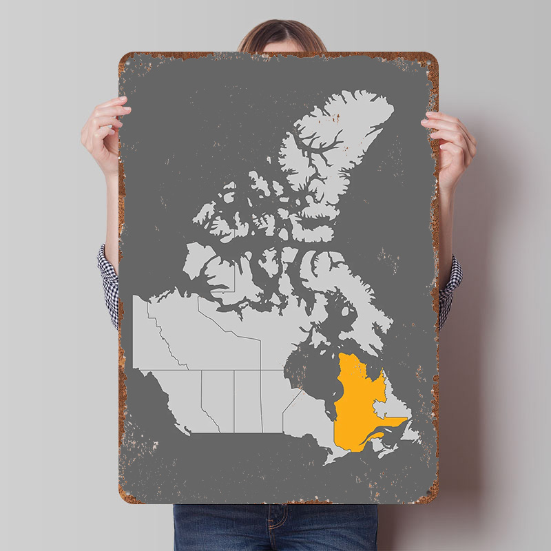 Map of Canada With Quebec High - Retro Gaming Quebec 评论和价格