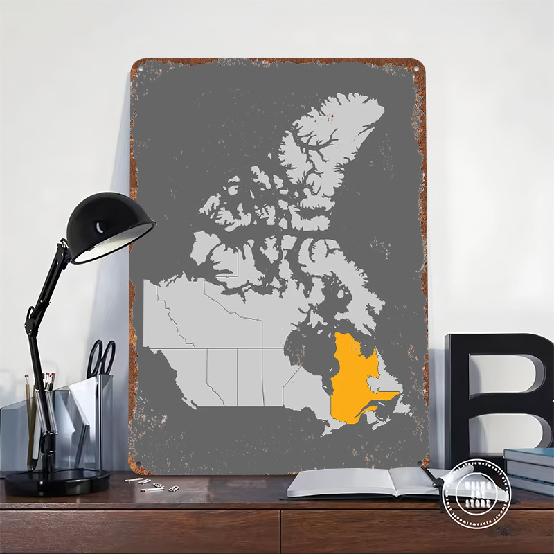Map of Canada With Quebec High - Retro Gaming Quebec 评论和价格