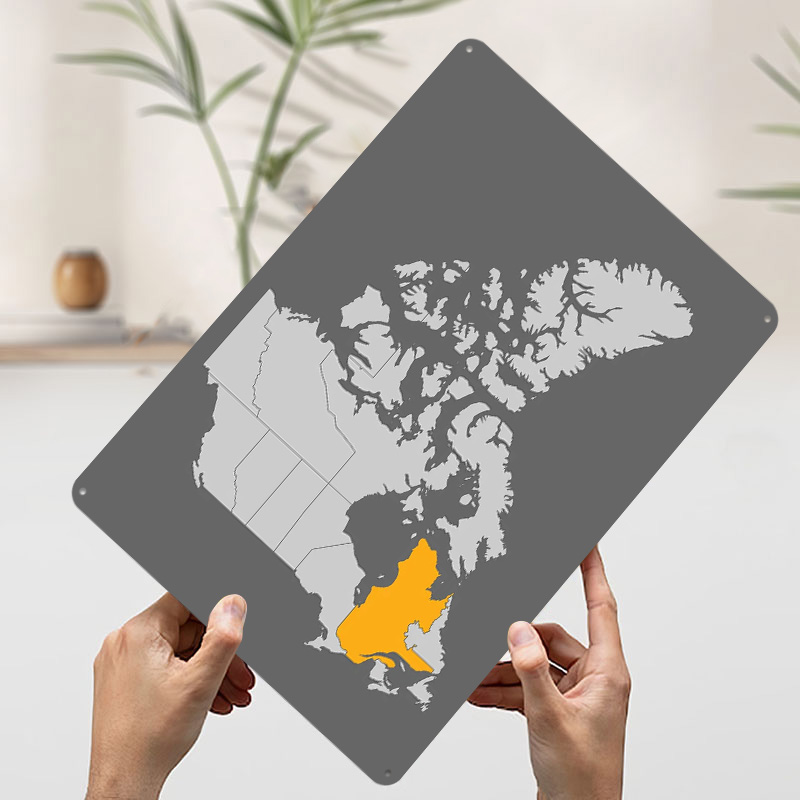 Map of Canada With Quebec High - Retro Gaming Quebec 评论和价格