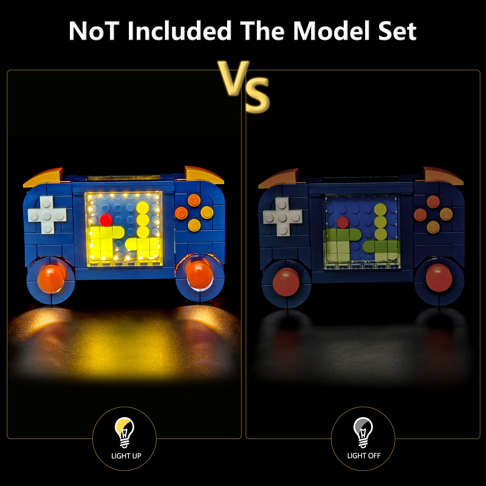 BRIXSPARK LED Lighting Kit for - Retro Gaming Lego 评论和价格