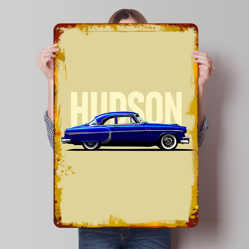 Blue Hudson Classic Car Tinpla - Retro Gaming At Home 评论和价格