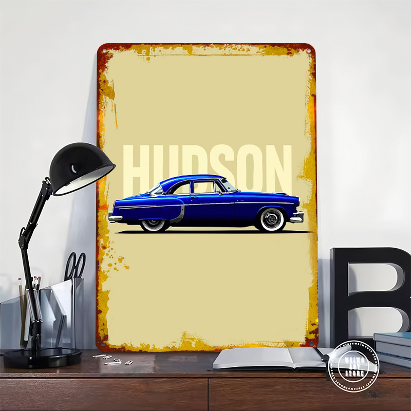 Blue Hudson Classic Car Tinpla - Retro Gaming At Home 评论和价格