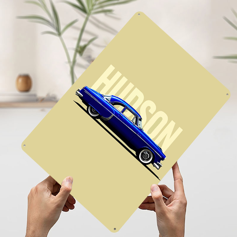 Blue Hudson Classic Car Tinpla - Retro Gaming At Home 评论和价格