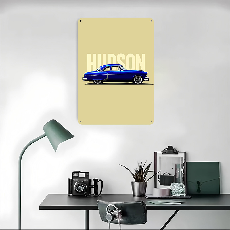Blue Hudson Classic Car Tinpla - Retro Gaming At Home 评论和价格