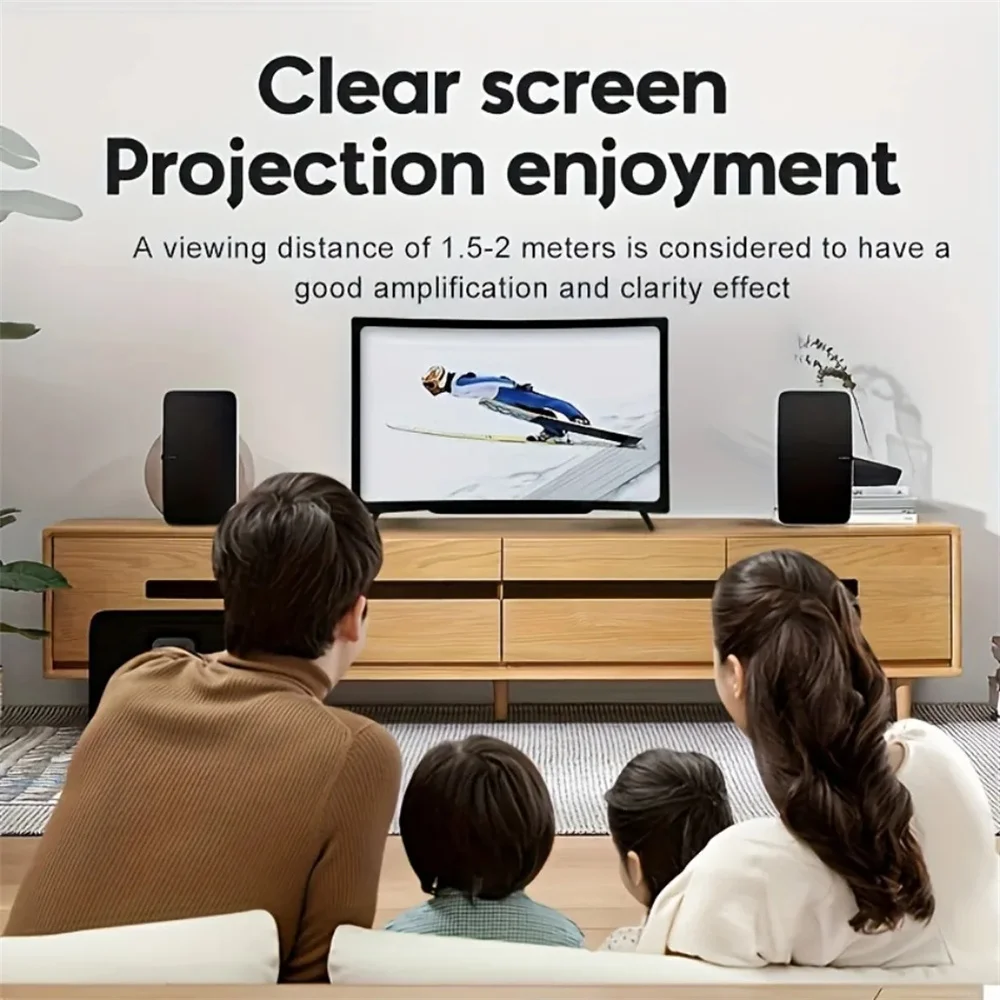 3D HD Curved Screen Mobile Pho - Retro Gaming And Projector 评论和价格