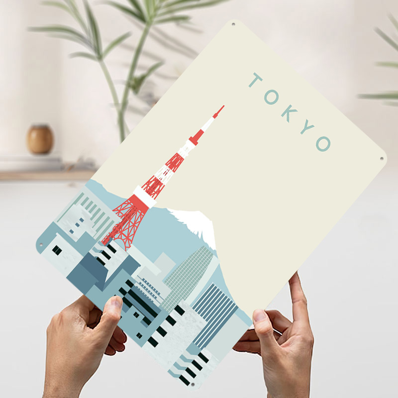 Tokyo Poster Retro 3D Printed  - Retro Gaming At Home 评论和价格