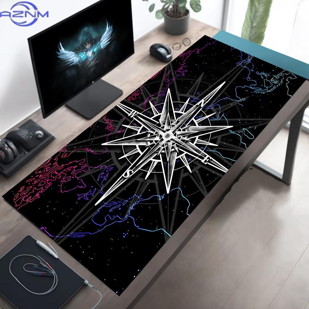 Retro Compass Map Mouse Pad XX - Retro Gaming Laptop 评论和价格