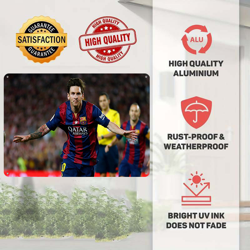 Lionel Messi Football Printed  - Retro Gaming At Home 评论和价格