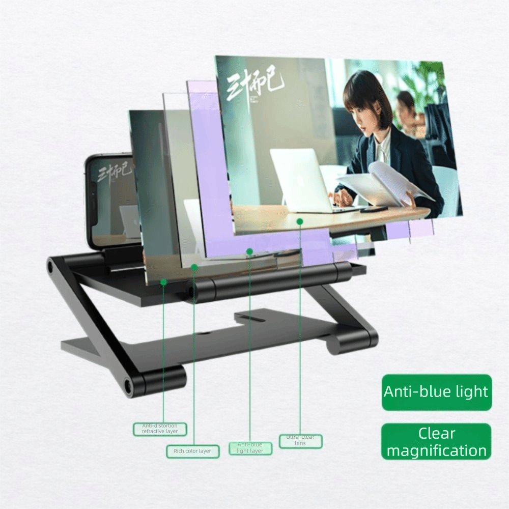 Folding Cell Phone Screen Ampl - Retro Gaming And Projector 评论和价格