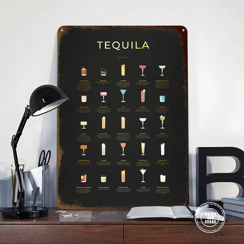 Tequila Cocktails Gold 3D Prin - Retro Gaming At Home 评论和价格
