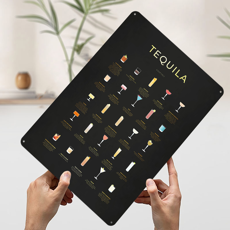 Tequila Cocktails Gold 3D Prin - Retro Gaming At Home 评论和价格