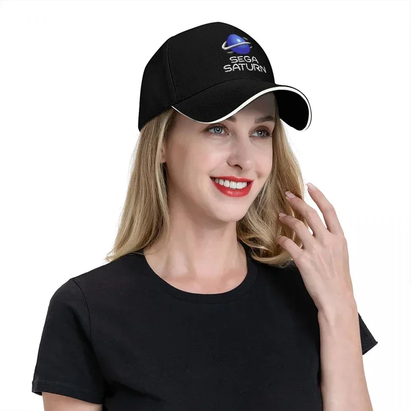 New SEGA SATURN LOGO BASEBALL  - Retro Gaming Logo 评论和价格