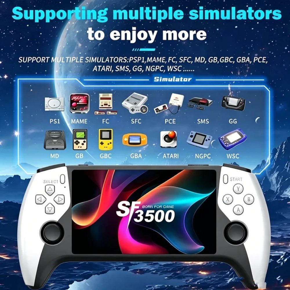 SF3500 5 inch Handheld Game Co - Retro Gaming Kit 评论和价格
