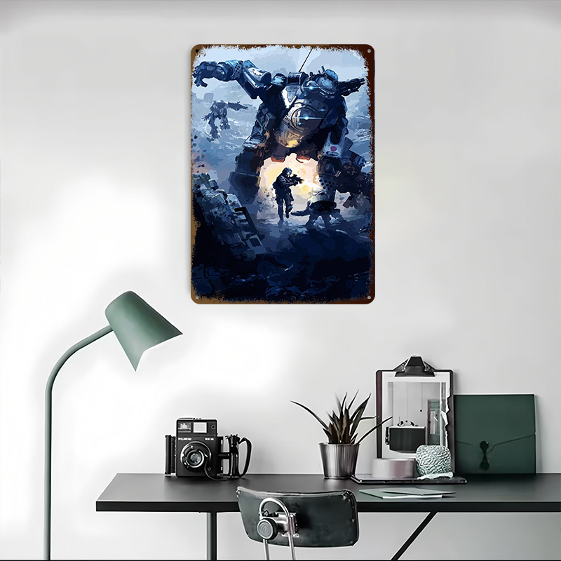 Titalfall Tinplate Poster Cust - Retro Gaming At Home 评论和价格