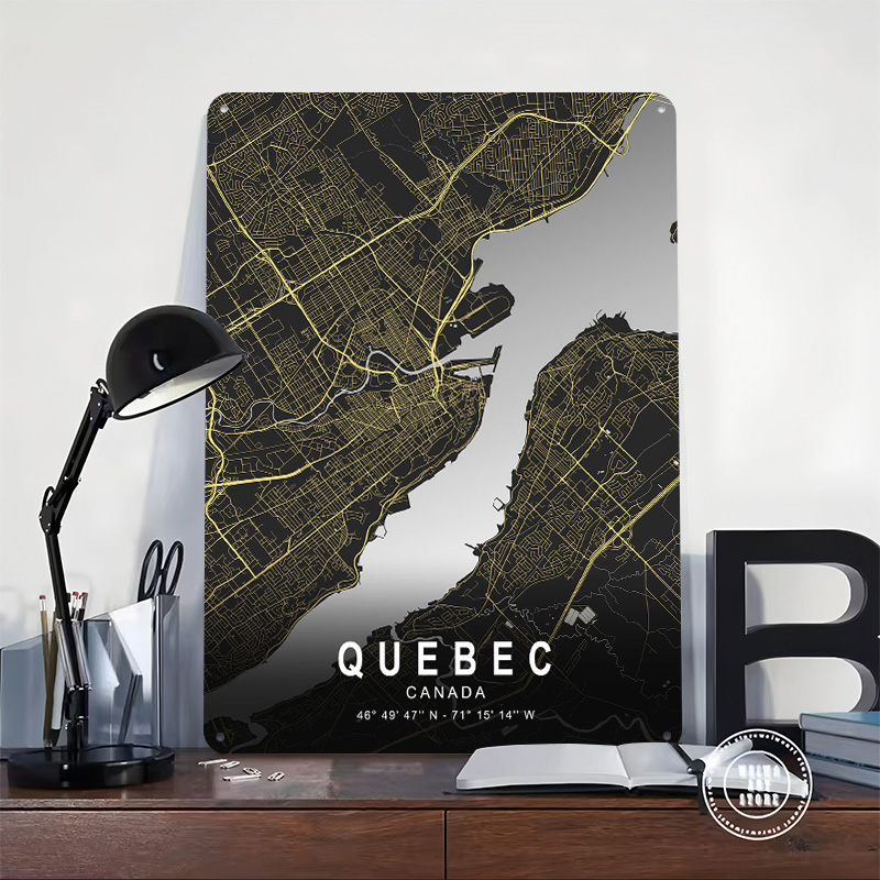 Quebec Silver City Map Printed - Retro Gaming Quebec 评论和价格