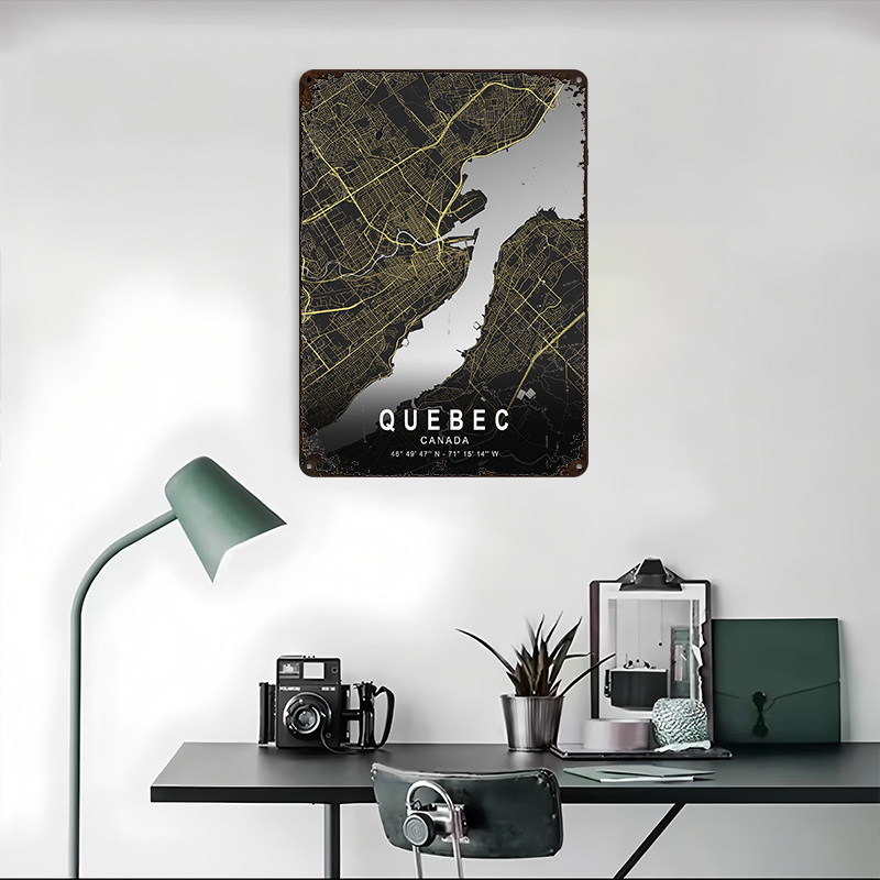Quebec Silver City Map Printed - Retro Gaming Quebec 评论和价格